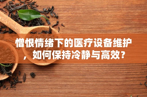 憎恨情绪下的医疗设备维护，如何保持冷静与高效？