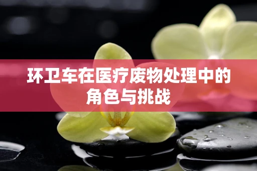 环卫车在医疗废物处理中的角色与挑战