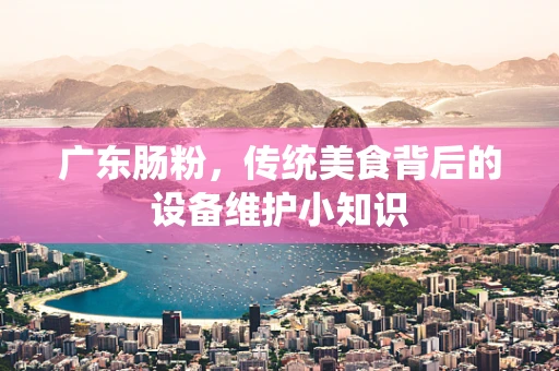 广东肠粉，传统美食背后的设备维护小知识