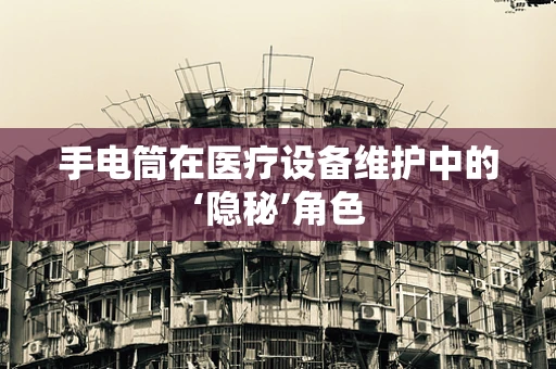 手电筒在医疗设备维护中的‘隐秘’角色