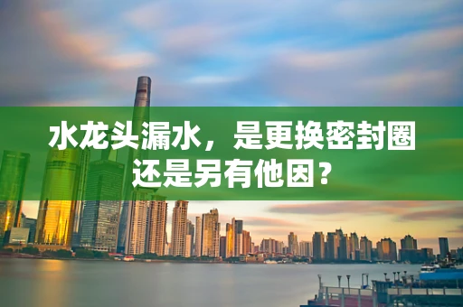 水龙头漏水，是更换密封圈还是另有他因？