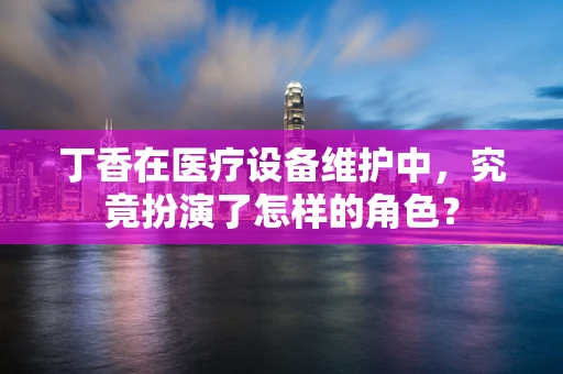丁香在医疗设备维护中，究竟扮演了怎样的角色？