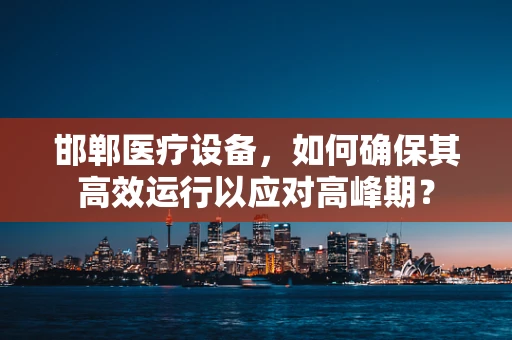邯郸医疗设备，如何确保其高效运行以应对高峰期？