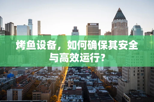 烤鱼设备，如何确保其安全与高效运行？