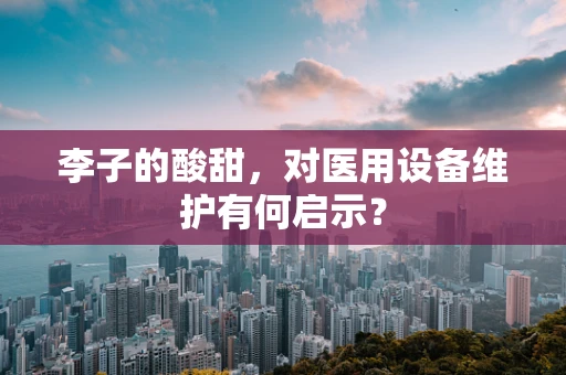 李子的酸甜，对医用设备维护有何启示？