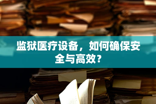 监狱医疗设备，如何确保安全与高效？