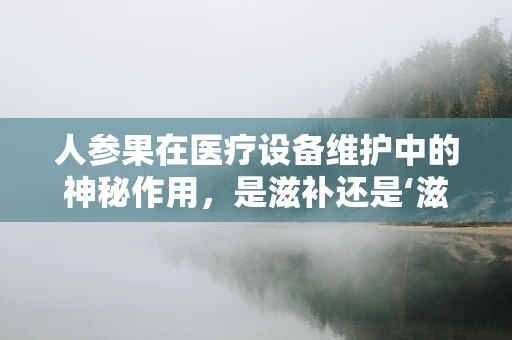 人参果在医疗设备维护中的神秘作用，是滋补还是‘滋补’？