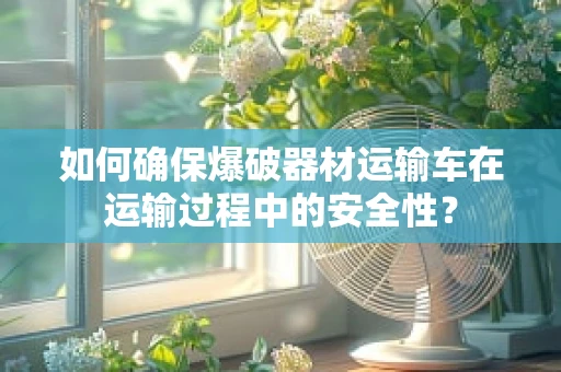 如何确保爆破器材运输车在运输过程中的安全性？