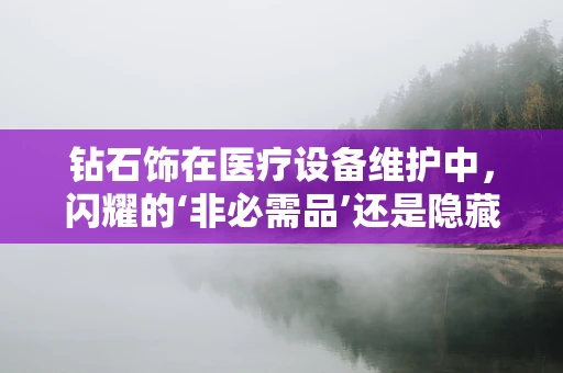 钻石饰在医疗设备维护中，闪耀的‘非必需品’还是隐藏的‘维护利器’？