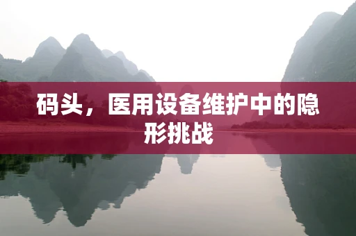码头，医用设备维护中的隐形挑战