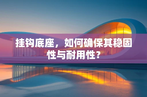 挂钩底座，如何确保其稳固性与耐用性？