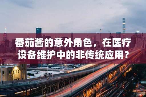 番茄酱的意外角色，在医疗设备维护中的非传统应用？