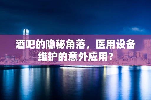 酒吧的隐秘角落，医用设备维护的意外应用？