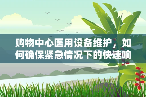 购物中心医用设备维护，如何确保紧急情况下的快速响应？
