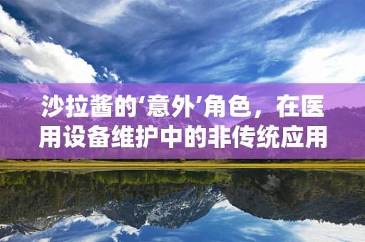沙拉酱的‘意外’角色，在医用设备维护中的非传统应用？