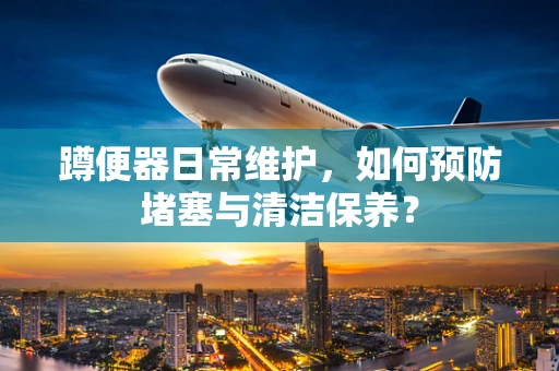 蹲便器日常维护，如何预防堵塞与清洁保养？