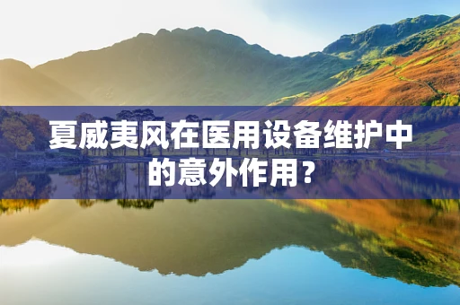 夏威夷风在医用设备维护中的意外作用？