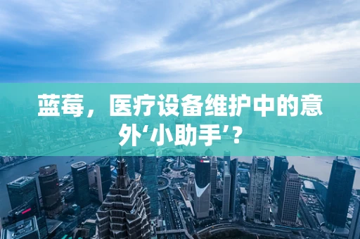 蓝莓，医疗设备维护中的意外‘小助手’？