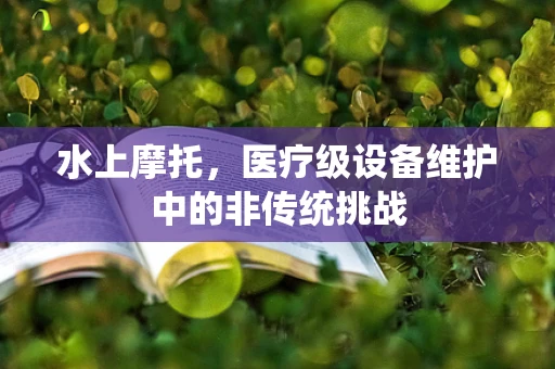 水上摩托，医疗级设备维护中的非传统挑战