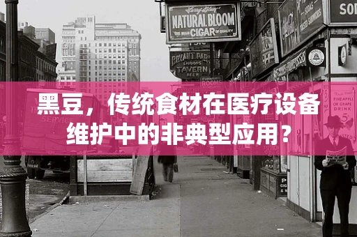 黑豆，传统食材在医疗设备维护中的非典型应用？