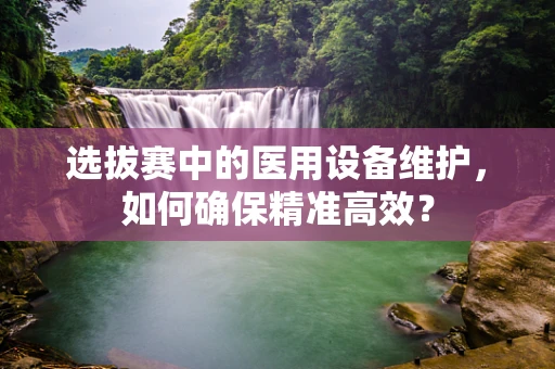 选拔赛中的医用设备维护，如何确保精准高效？