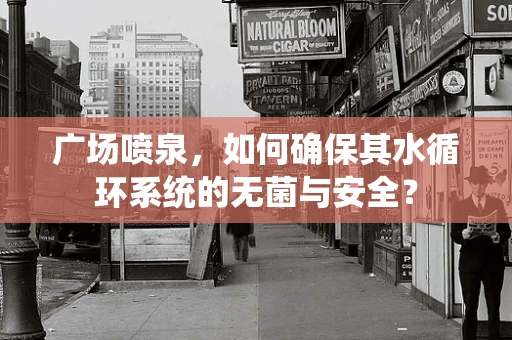 广场喷泉，如何确保其水循环系统的无菌与安全？