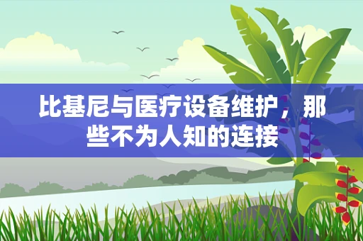 比基尼与医疗设备维护，那些不为人知的连接