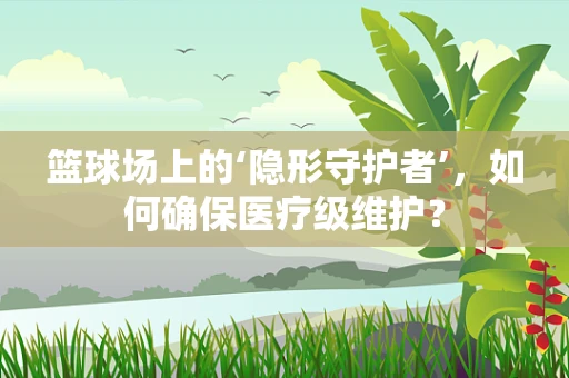 篮球场上的‘隐形守护者’，如何确保医疗级维护？