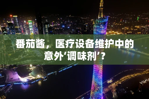 番茄酱，医疗设备维护中的意外‘调味剂’？
