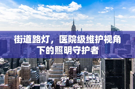 街道路灯，医院级维护视角下的照明守护者