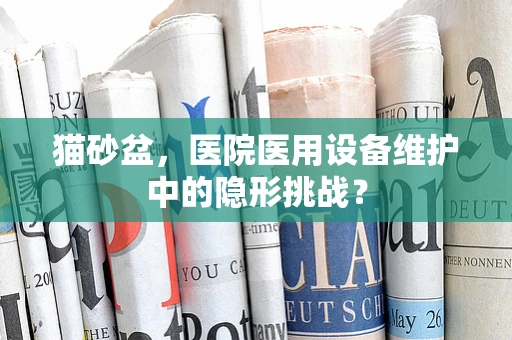 猫砂盆，医院医用设备维护中的隐形挑战？