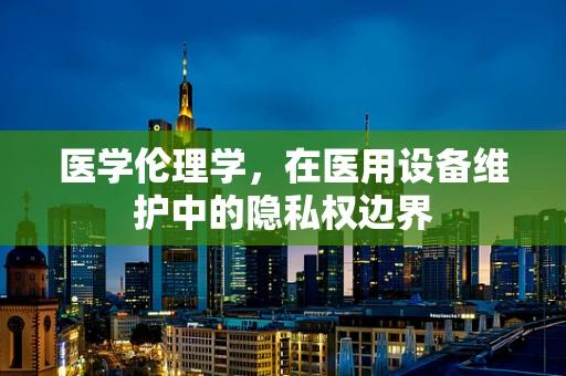 医学伦理学，在医用设备维护中的隐私权边界