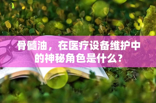 骨髓油，在医疗设备维护中的神秘角色是什么？