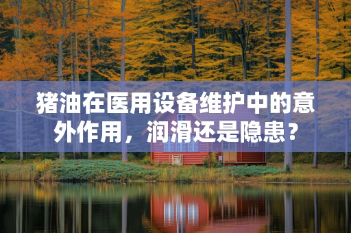 猪油在医用设备维护中的意外作用，润滑还是隐患？