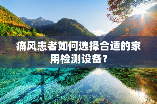 痛风患者如何选择合适的家用检测设备？