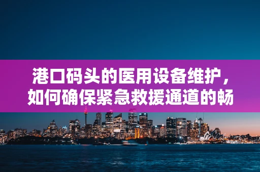 港口码头的医用设备维护，如何确保紧急救援通道的畅通无阻？