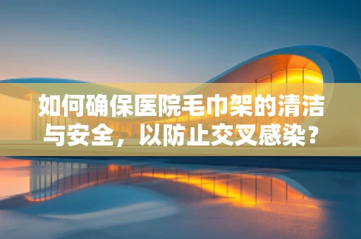 如何确保医院毛巾架的清洁与安全，以防止交叉感染？