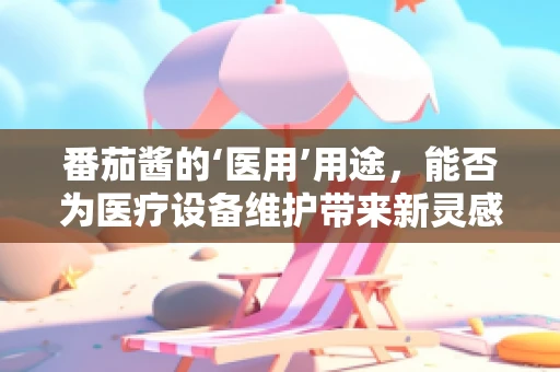 番茄酱的‘医用’用途，能否为医疗设备维护带来新灵感？