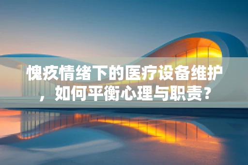 愧疚情绪下的医疗设备维护，如何平衡心理与职责？