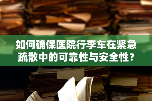 如何确保医院行李车在紧急疏散中的可靠性与安全性？