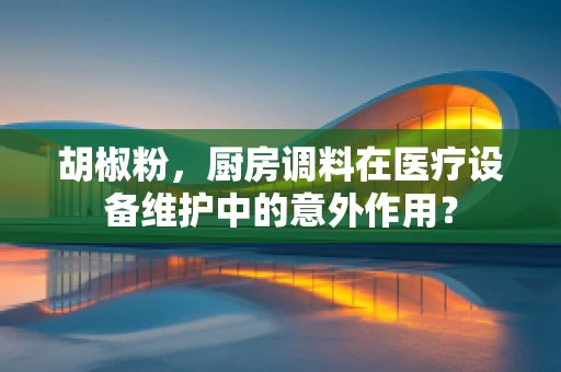 胡椒粉，厨房调料在医疗设备维护中的意外作用？