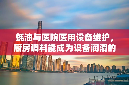 蚝油与医院医用设备维护，厨房调料能成为设备润滑的秘密武器吗？