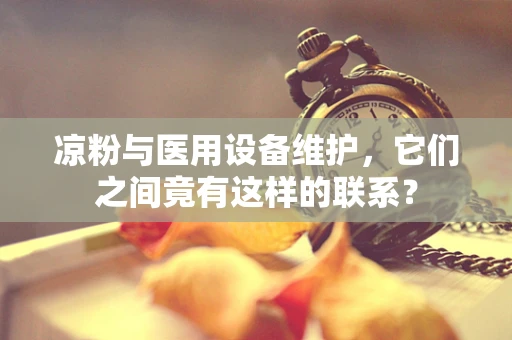 凉粉与医用设备维护，它们之间竟有这样的联系？