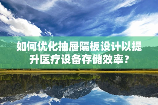 如何优化抽屉隔板设计以提升医疗设备存储效率？