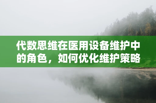 代数思维在医用设备维护中的角色，如何优化维护策略？
