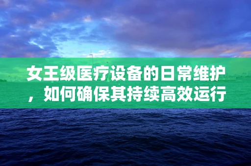 女王级医疗设备的日常维护，如何确保其持续高效运行？