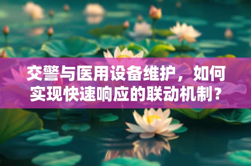 交警与医用设备维护，如何实现快速响应的联动机制？