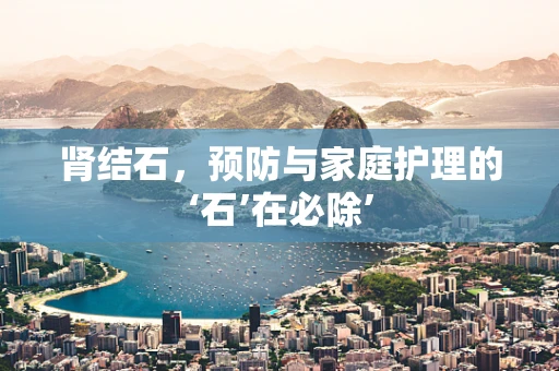 肾结石，预防与家庭护理的‘石’在必除’
