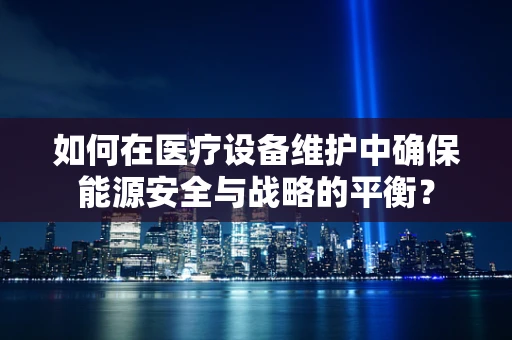 如何在医疗设备维护中确保能源安全与战略的平衡？