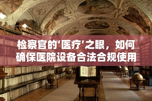 检察官的‘医疗’之眼，如何确保医院设备合法合规使用？